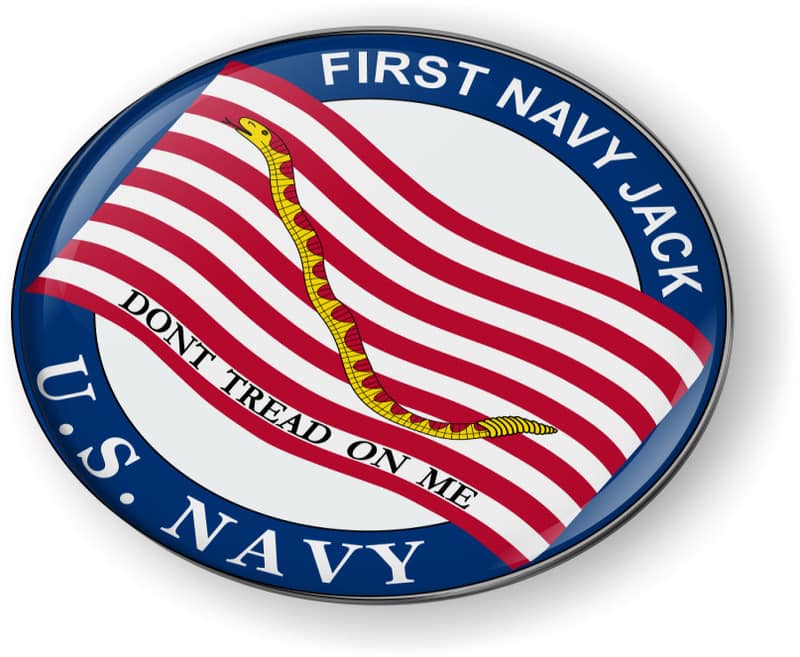 U.S. Navy First Navy Jack Flag Emblem